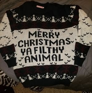 Ugly Christmas Sweater Home Alone